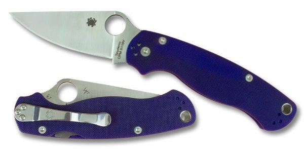 Paramilitary 2 Dark Blue G10 Handle Clip
