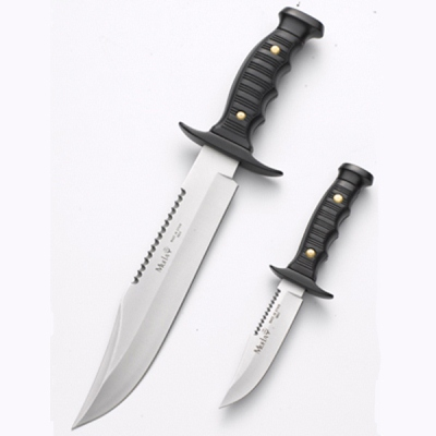 Black Zamak & ABS Hndle's Fixed Blades