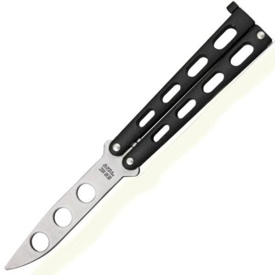 4" Stardust Blk Butterfly Trainer Fldr