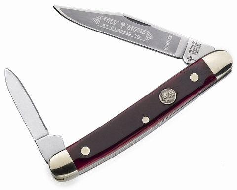 Pen Knife Red Bone Handle
