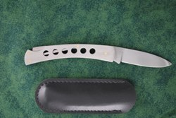 Punched Stainless Steel Lock Knife