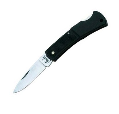 Small Black Lockback Case Caliber Knife