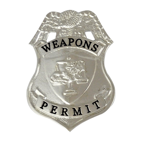 Badge-Weapons Permit Silver Eagle