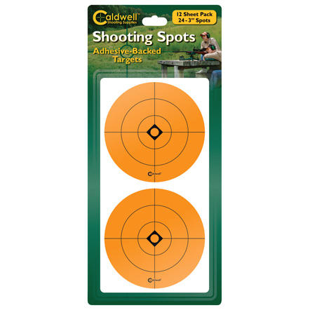 Caldwell Shooting Spots-Orange 3"