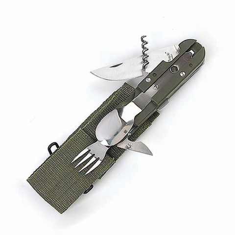 Mess Utensils Olive Drab W-Case