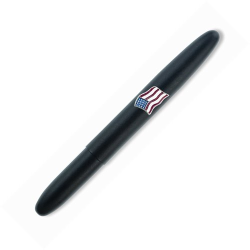 Black Matte Bullet Pen w- American Flag