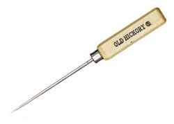 Ice Pick 5" w- Wood Handle Old Hickory