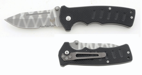 L1 Tactical WY6- Partly Serrated Folder