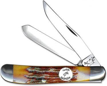 3 1-2" Red Stag Bone Mini Trapper