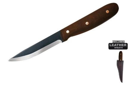 Sapiens Knife w Lthr Shth