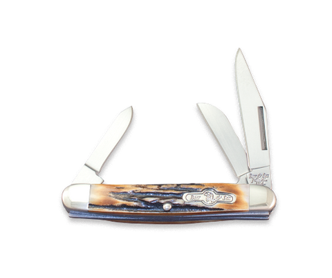 India Stag Horn Stockman 3 Blades