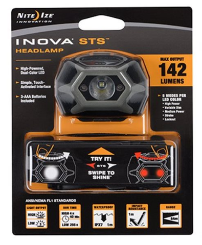 Inova STS Headlamp, Charcoal