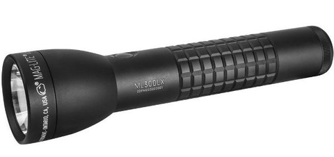 2-Cell D 524 Lumen LED Flashlight  Black