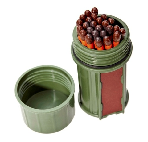 Match Container w-25 Matches - Green