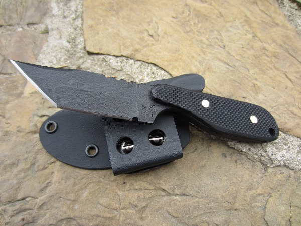Talon C Plain Black Textured G10